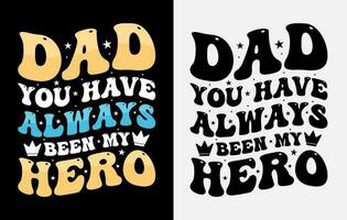 typografi pappa pappa fars dag t-shirt design, Lycklig fars dag t skjorta, pappa t skjorta vektor