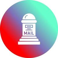 Mailbox-Vektorsymbol vektor