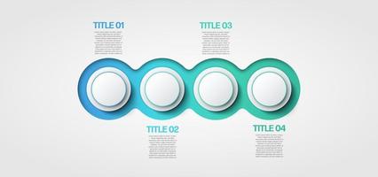 Business-Infografik. Timeline-Infografik-Designvektor. abstrakte Infografik-Optionsvorlage. Vektor-Illustration. Geschäftskonzept mit 5 Optionen, Schritten oder Prozessen. vektor