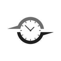 Uhr Logo Symbol vektor