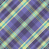 Tartan-Plaid mit Nachtfarbmuster. vektor