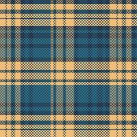 Tartan-Plaid mit Nachtfarbmuster. vektor