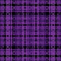 Tartan-Plaid mit Nachtfarbmuster. vektor