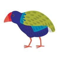 Takahe-Vogelillustration vektor