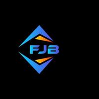 fjb abstrakt teknologi logotyp design på vit bakgrund. fjb kreativ initialer brev logotyp begrepp. vektor