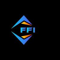 ffi abstraktes Technologie-Logo-Design auf weißem Hintergrund. ffi kreative Initialen schreiben Logo-Konzept. vektor