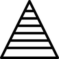 Pyramidenvektorillustration auf einem Hintergrund. Premium-Qualitätssymbole. Vektorsymbole für Konzept und Grafikdesign. vektor