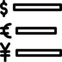 finanzdiagramm-vektorillustration auf einem hintergrund. hochwertige symbole. vektorikonen für konzept und grafikdesign. vektor