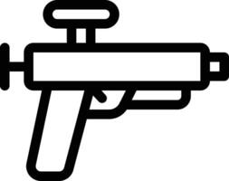 vatten pistol vektor illustration på en bakgrund.premium kvalitet symbols.vector ikoner för begrepp och grafisk design.