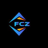 FCZ abstraktes Technologie-Logo-Design auf weißem Hintergrund. FCZ kreatives Initialen-Brief-Logo-Konzept. vektor