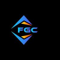 fgc abstraktes Technologie-Logo-Design auf weißem Hintergrund. fgc kreative Initialen schreiben Logo-Konzept. vektor