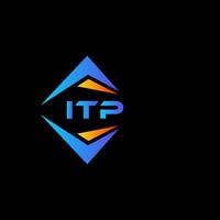 ITP abstraktes Technologie-Logo-Design auf weißem Hintergrund. itp kreatives Initialen-Buchstaben-Logo-Konzept. vektor