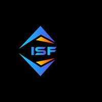 isf abstrakt teknologi logotyp design på vit bakgrund. isf kreativ initialer brev logotyp begrepp. vektor