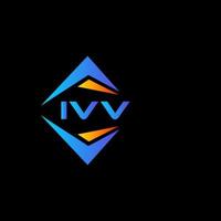 ivv abstraktes Technologie-Logo-Design auf weißem Hintergrund. ivv kreative Initialen schreiben Logo-Konzept. vektor