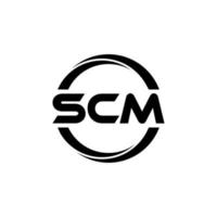 scm brev logotyp design i illustration. vektor logotyp, kalligrafi mönster för logotyp, affisch, inbjudan, etc.