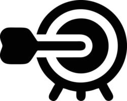 Ziel-Fokus-Symbol-Symbol-Vektorbild, Illustration des Erfolgsziel-Symbol-Konzepts. Folge 10 vektor