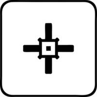 Ziel-Fokus-Symbol-Symbol-Vektorbild, Illustration des Erfolgsziel-Symbol-Konzepts. Folge 10 vektor