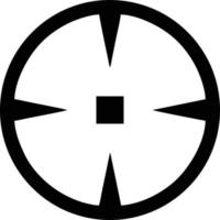 Ziel-Fokus-Symbol-Symbol-Vektorbild, Illustration des Erfolgsziel-Symbol-Konzepts. Folge 10 vektor