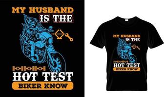 mein mann ist der heiße test..t-shirt design vektor