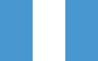 Guatemala-Flagge einfache Illustration für Unabhängigkeitstag oder Wahl vektor