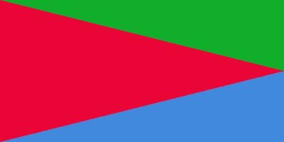 eritrea flagga enkel illustration för självständighetsdagen eller valet vektor