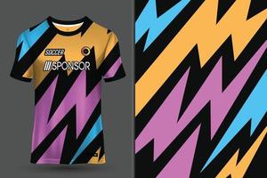 sporter jersey design för sublimering vektor