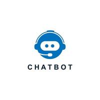 chatt och huvud robot illustration vektor