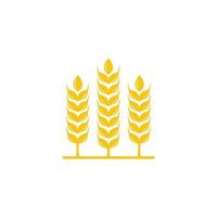 Farm-Symbol. Weizen-Icon-Design-Vektor-Illustration vektor