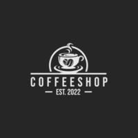 Café-Logo-Design-Vektor vektor