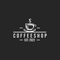 Café-Logo-Design-Vektor vektor