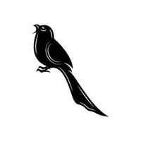elegant fågel logotyp ikon design och symbol vektor
