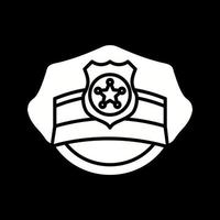 Polizeihut-Vektorsymbol vektor