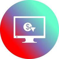 einzigartiges Pay-per-Click-Vektorsymbol vektor