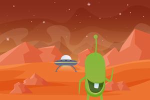 Unika Martian Landscape Vectors