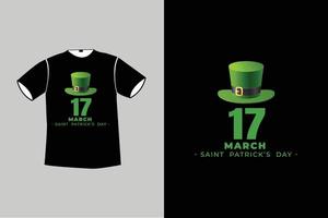 st patrick dag t-shirt design vektor