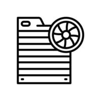 radiator ikon för din hemsida, mobil, presentation, och logotyp design. vektor