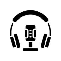 Podcast-Symbol für Ihre Website, Ihr Handy, Ihre Präsentation und Ihr Logo-Design. vektor