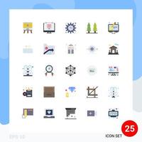 25 kreativ ikoner modern tecken och symboler av design verktyg parkera kapa natur projekt mål redigerbar vektor design element