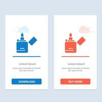 feuerzeug rauchen zippo blau und rot jetzt herunterladen und kaufen web-widget-kartenvorlage vektor