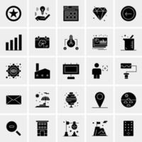 25 universelle Business-Icons Vektor kreative Icon-Illustration zur Verwendung in Web- und Mobilprojekten