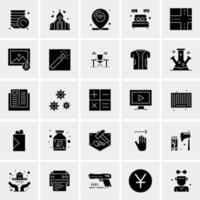 25 universelle Business-Icons Vektor kreative Icon-Illustration zur Verwendung in Web- und Mobilprojekten