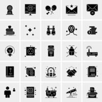 25 universelle Business-Icons Vektor kreative Icon-Illustration zur Verwendung in Web- und Mobilprojekten