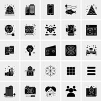 25 universelle Business-Icons Vektor kreative Icon-Illustration zur Verwendung in Web- und Mobilprojekten