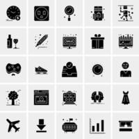 25 universelle Business-Icons Vektor kreative Icon-Illustration zur Verwendung in Web- und Mobilprojekten