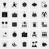 25 universelle Business-Icons Vektor kreative Icon-Illustration zur Verwendung in Web- und Mobilprojekten