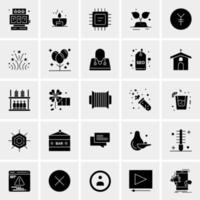 25 universelle Business-Icons Vektor kreative Icon-Illustration zur Verwendung in Web- und Mobilprojekten