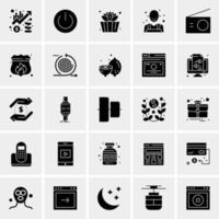 25 universelle Business-Icons Vektor kreative Icon-Illustration zur Verwendung in Web- und Mobilprojekten