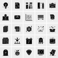 25 universelle Business-Icons Vektor kreative Icon-Illustration zur Verwendung in Web- und Mobilprojekten