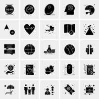 25 universelle Business-Icons Vektor kreative Icon-Illustration zur Verwendung in Web- und Mobilprojekten