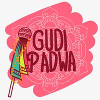 Gudi Padwa Bakgrund vektor